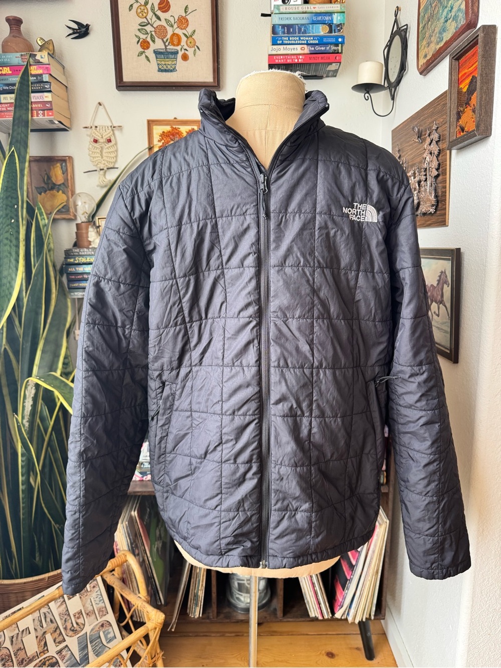 The North Face Junction Insulated Jacket Black Large Mens Quilted Puffer Gorp